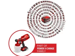 Einhell Akku-Farbsprühsystem TC-SY 18/60 Li-Solo Power X-Change