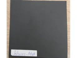 Elegant Einrichten Pflanzkübel Fiberglas Zylindrisch D30xH30cm Schwarz-matt