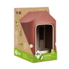 Elho Vogelfutterhaus Cosy 18 cm Rot-Weiß