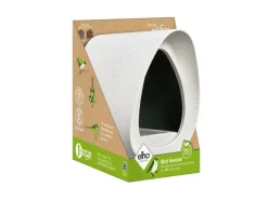 Elho Vogelfutterhaus Essential 18 cm Grau