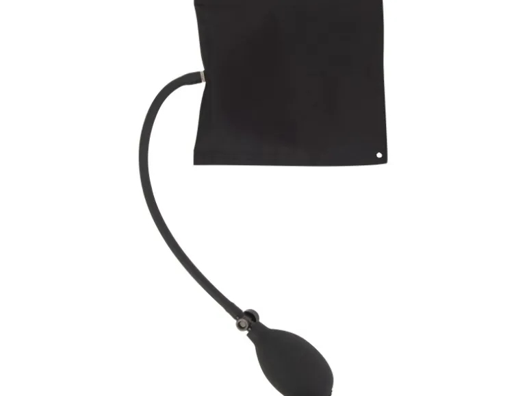 ELLIX Aufpumpbares Montagekissen 16,5 cm x 15 cm Schwarz