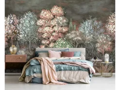 Erismann Fototapete French Forest 400 cm x 270 cm Rose