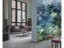 Erismann Fototapete Hydrangea 150 cm x 280 cm Blau