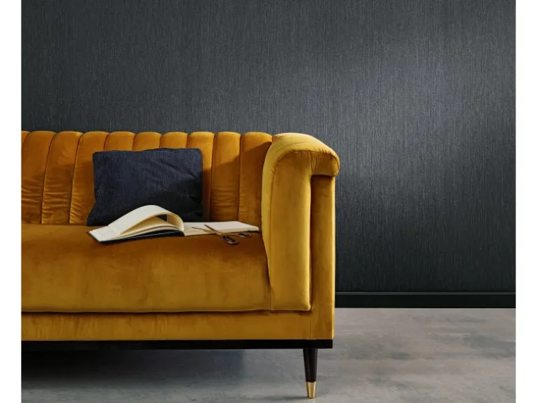 Erismann Vliestapete Guido Maria Kretschmer Fashion for Walls Uni Schwarz