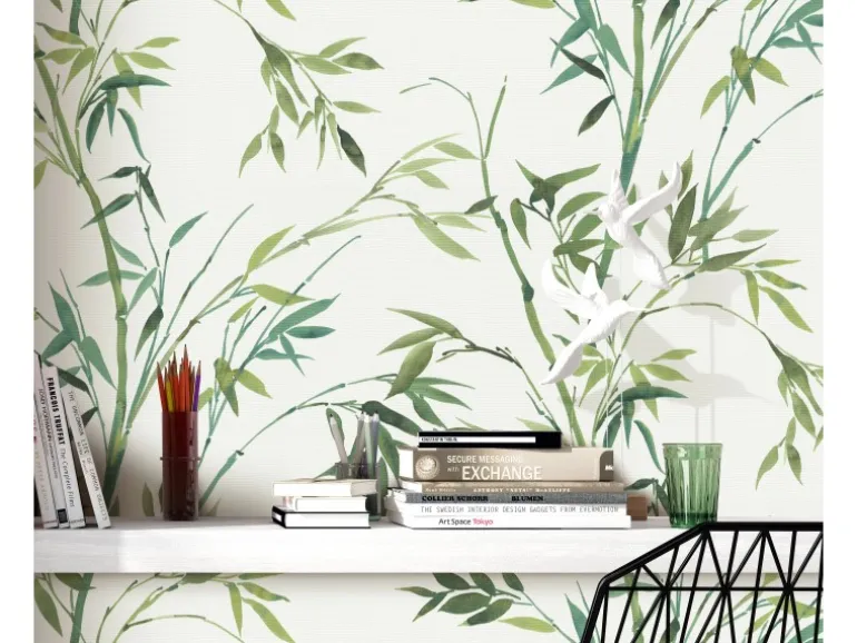 Erismann Vliestapete Martinique Bamboorelle 10,05 m x 0,53 m Grün