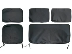 Ersatz-Kissenbezüge für Olary Sofa-Lounge-Set Dunkelgrau