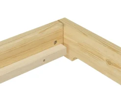 Erst-Holz Echtholzbett Futonbett Doppelbett 180 x 200 Kiefer Modell 47 ohne Zubehör