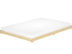 Erst-Holz Futonbett Massivholz Extra Niedrig Kiefer Massivholz 140 x 200 Modell 47 ohne Zubehör