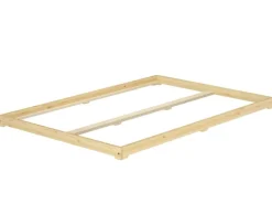 Erst-Holz Futonbett Massivholz Extra Niedrig Kiefer Massivholz 140 x 200 Modell 47 ohne Zubehör