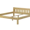 Erst-Holz Stabiles Ehebett Holzbett Gästebett 180 cm x 200 cm Kiefer Massiv Modell 38 ohne Zubehör