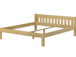 Erst-Holz Stabiles Ehebett Holzbett Gästebett 180 cm x 200 cm Kiefer Massiv Modell 38 ohne Zubehör
