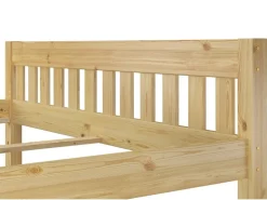 Erst-Holz Stabiles Ehebett Holzbett Gästebett 180 cm x 200 cm Kiefer Massiv Modell 38 ohne Zubehör