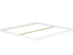Erst-Holz Weißes Niederflurbett Futonbett Kieferholzbett 180 x 200 Modell 47 ohne Zubehör
