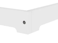 Erst-Holz Weißes Niederflurbett Futonbett Kieferholzbett 180 x 200 Modell 47 ohne Zubehör