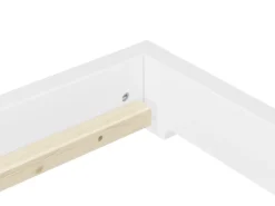 Erst-Holz Weißes Niederflurbett Futonbett Kieferholzbett 180 x 200 Modell 47 ohne Zubehör