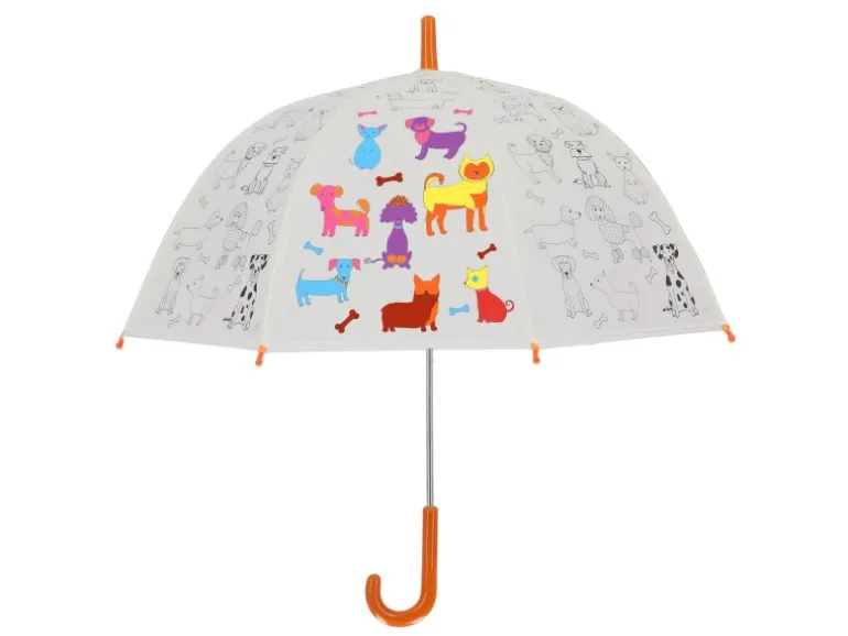 Esschert Ausmalregenschirm Hunde Ø 70,5 cm x 69,2 cm