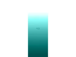 ESTAhome Fototapete Dip-Dye Muster Türkis und Weiß 100 x 279 cm 158820