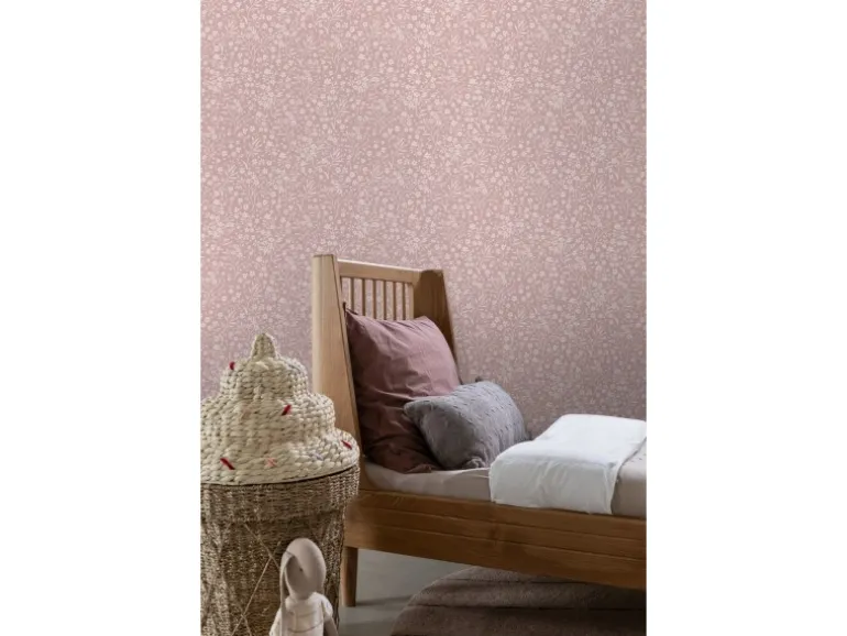 ESTAhome Tapete Blumen Altrosa 50 x 900 cm 139884
