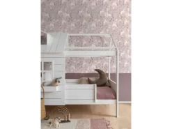 ESTAhome Tapete Einhörner Aubergineviolett 53 cm x 10.05 m