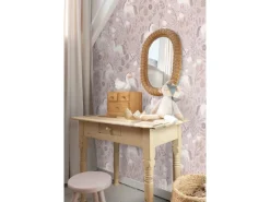 ESTAhome Tapete Einhörner Aubergineviolett 53 cm x 10.05 m