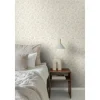ESTAhome Tapete Eleganten Blumen Braun 53 cm x 10,05 m 127626
