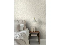 ESTAhome Tapete Eleganten Blumen Braun 53 cm x 10,05 m 127626