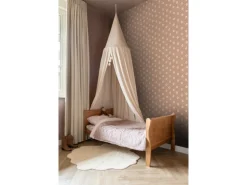 ESTAhome Tapete Gänseblümchen Terrakottarosa 53 cm x 10.05 m
