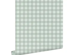ESTAhome Tapete Karomuster Grün 50 X 900 Cm 131301