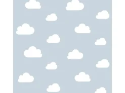 ESTAhome Tapete Kleine Wolken 7386 Himmelblau 0.53 x 10.05 m