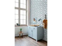 ESTAhome Tapete Kleine Wolken 7386 Himmelblau 0.53 x 10.05 m