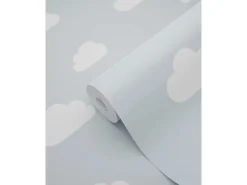 ESTAhome Tapete Kleine Wolken 7386 Himmelblau 0.53 x 10.05 m