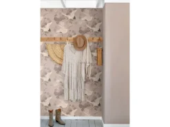 ESTAhome Tapete Kraniche Graurosa 50 x 900 cm 139582