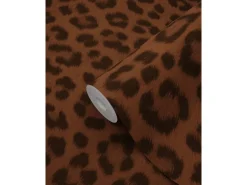 ESTAhome Tapete Leopardenmuster Braun 53 cm x 10.05 m