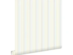 ESTAhome Tapete Streifen Hellblau 53 cm x 10,05 m 137303