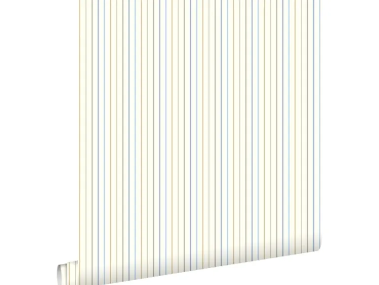 ESTAhome Tapete Streifen Hellblau 53 cm x 10,05 m 137303