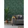 ESTAhome Tapete Tropische Blätter Emeraldgrün 0,53 x 10,05 m 138991