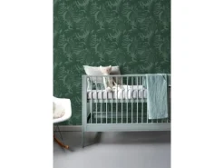 ESTAhome Tapete Tropische Blätter Emeraldgrün 0,53 x 10,05 m 138991