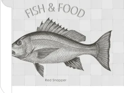 ESTAhome Wandtattoo Fisch Schwarz 70 x 46,5 cm 159036