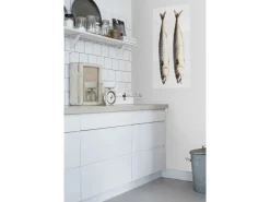 ESTAhome Wandtattoo Fische Grau 97 x 48,5 cm 159030