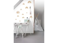ESTAhome Wandtattoo Regenbogen Terrakottarosa 47,5 cm x 66 cm 156113