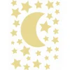 ESTAhome Wandtattoo Sternenhimmel Gelb 47,5 cm x 66 cm 156111