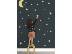 ESTAhome Wandtattoo Sternenhimmel Gelb 47,5 cm x 66 cm 156111