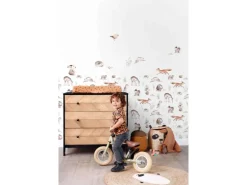 ESTAhome Wandtattoo Waldtiere Braun 33 cm x 47,5 cm 156116