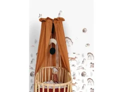 ESTAhome Wandtattoo Waldtiere Braun 33 cm x 47,5 cm 156115