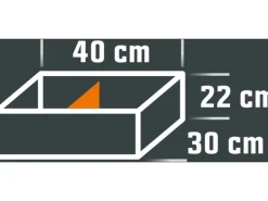 Eurobox-System Abtrenner Weiß 35,7 cm x 16 cm