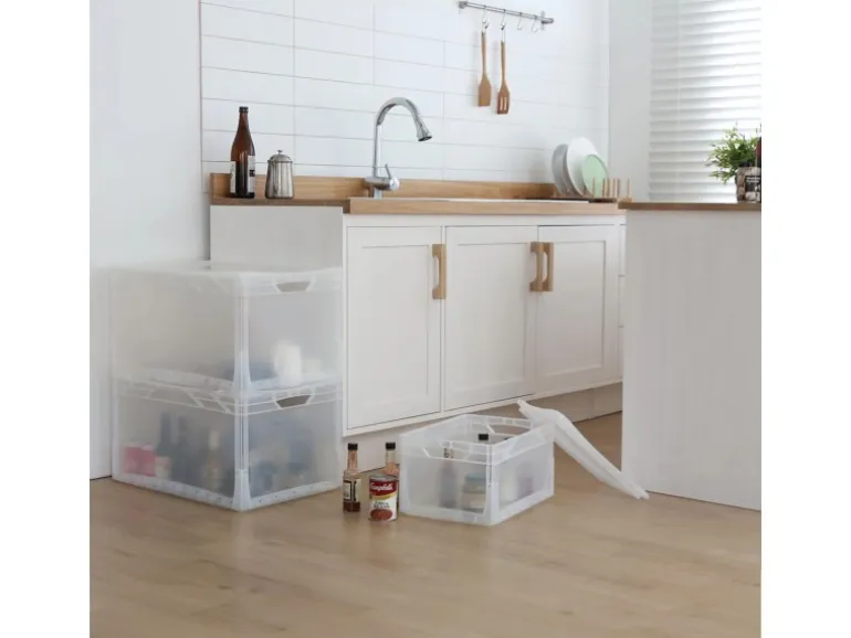 Eurobox-System Box Vollwand 22 cm x 40 cm x 60 cm Transparent