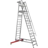 Euroline Premium 32777 Podestleiter Fahrbar 14 Stufen