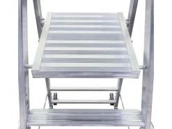 Euroline Premium 32677 Stufenstehleiter mit Großer Standplattform 6 Stufen