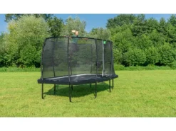 EXIT Allure Classic Trampolin 244 cm x 427 cm Schwarz