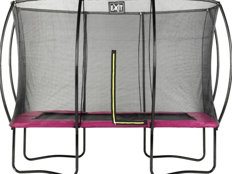 EXIT Silhouette Trampolin 244x366cm - rosa
